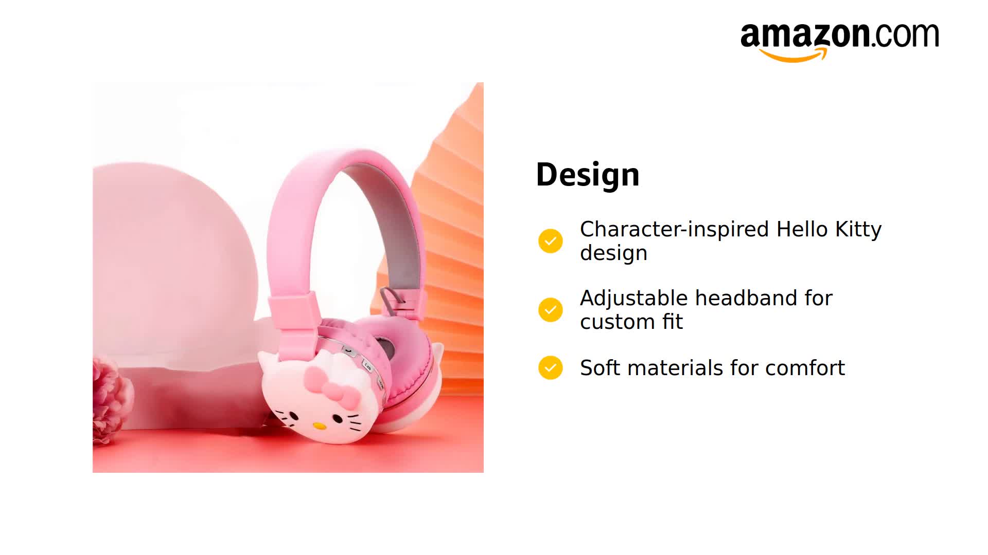 Hello Kitty and Friends Bluetoothヘッドフォン Amazon.com: Hello Kitty 2-in-1 Wireless Bluetooth Headphones