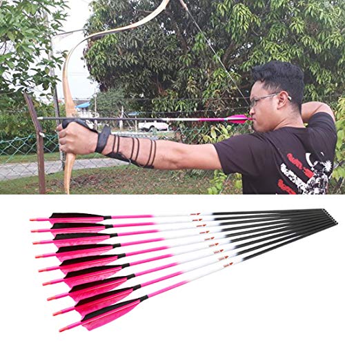image for Linkboy Archery Carbon Arrows Hunting Practice Target Arrows Fluoresce