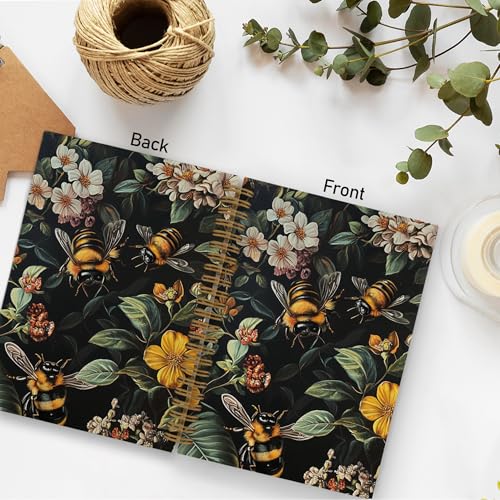 Carnet à spirale motif abeille pour ne plus perdre vos idées importantes - 3