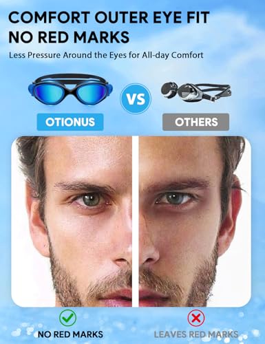 Otionus Swim Goggles - Unisex Adult Men Women Youth Swimming Goggles Anti-Fog Anti UV No Leakage Clear Vision Pool Goggles - image 5