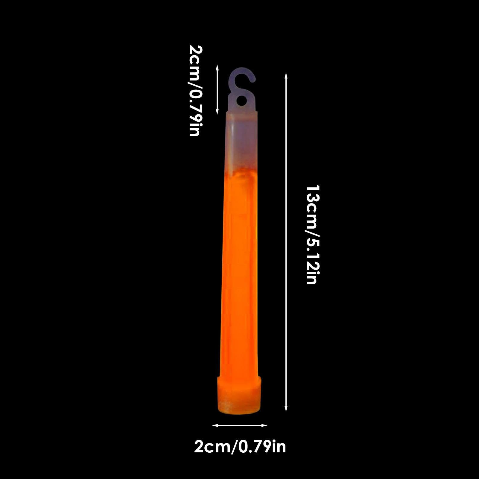 Bastones Luminosos, Barras Luminosas Festivas,Bastones ultrabrillantes Que Brillan en Barras oscuras | Kit de luz y Supervivencia Multiusos Glowsticks para Bodas, Raves, conciertos,