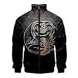 hoher kragen nähen Hohe Kragen-Jacke Druck Persönlichkeit Sweatshirt Casual Langarm Tops Unisex