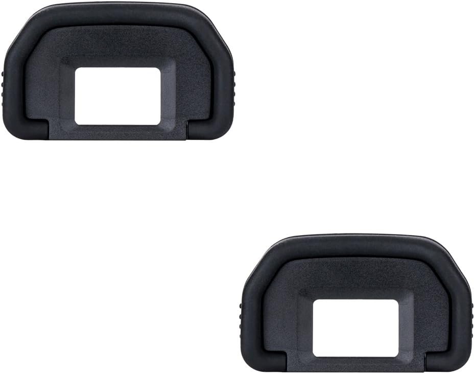 (2-Pack) Eyecup Eyepiece Eye Cup for Canon EOS 80D 70D 60D 77D 50D 5D 5D Mark II 6D 6D Mark II 40D 30D 20D 20Da 10D 60Da A2 A2E D30 D60 Camera, Replaces Canon EB Eyecup Eyepiece
