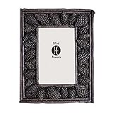 Paseo Road Lodge Pine Cone Rustic Picture Frame, 8x10 inch, Pine Cone Pattern, Dark Brown, Resin, Cabin Photo Frame