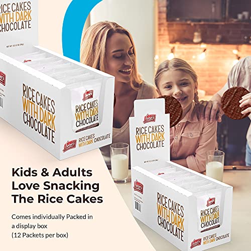 LIEBERS Dark Chocolate Rice Cakes, Snack Pack, Gift Pack