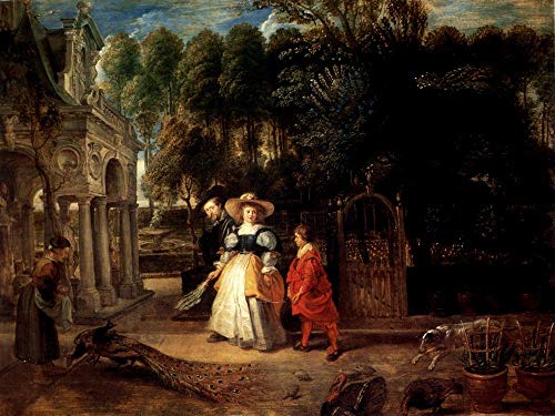 Toile Rubens paysage baroque peinture à l'huile fait main
