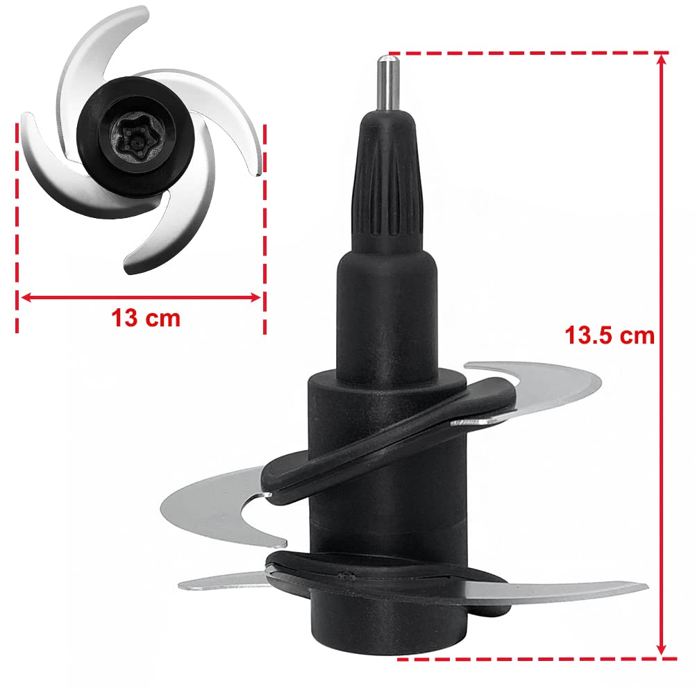 Lama Per Frullatore Ninja A 7 Pinne Compatibile Con La Lama Per Estrattore Del Frullatore Nutri Ninja 77094212 - Foto 4