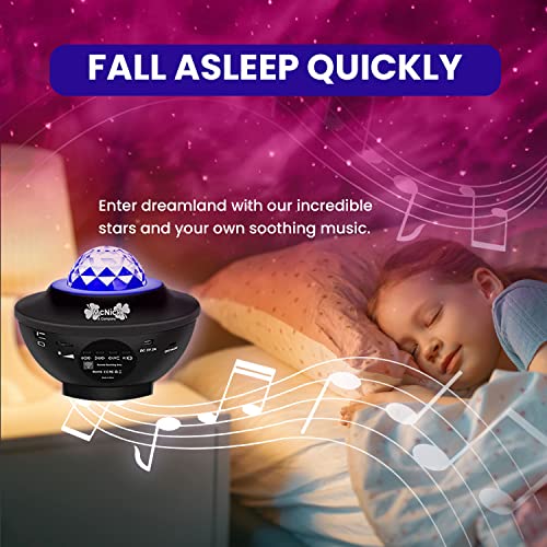 Led Planetarium Star Projector Night Light With Ocean Wave And Starlight Modes — Projector With Speaker, Usb Port And Sound Activated Mode — Galaxy Night Light For The Bedroom For Kids And Adults #TOP3