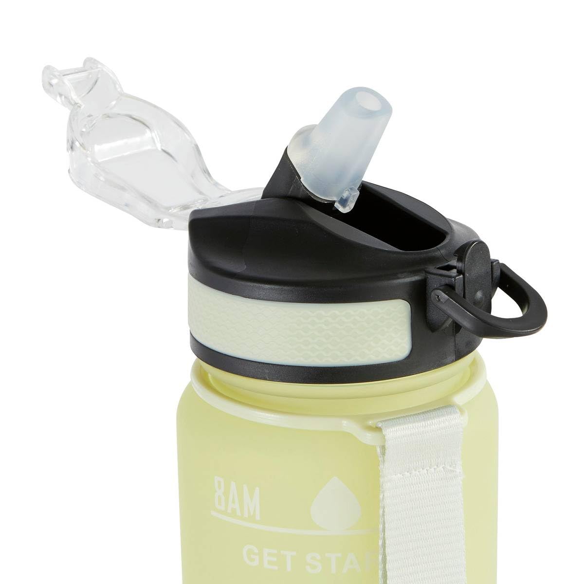 5 five simply smart 5five - bouteille avec paille en silicone intégrée 1l