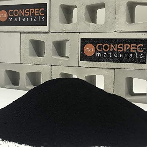 Conspec 1-LBS. DEEP Black Powdered Color for Concrete, Cement, Mortar, Grout, Plaster, Colorant, Pigment Cover