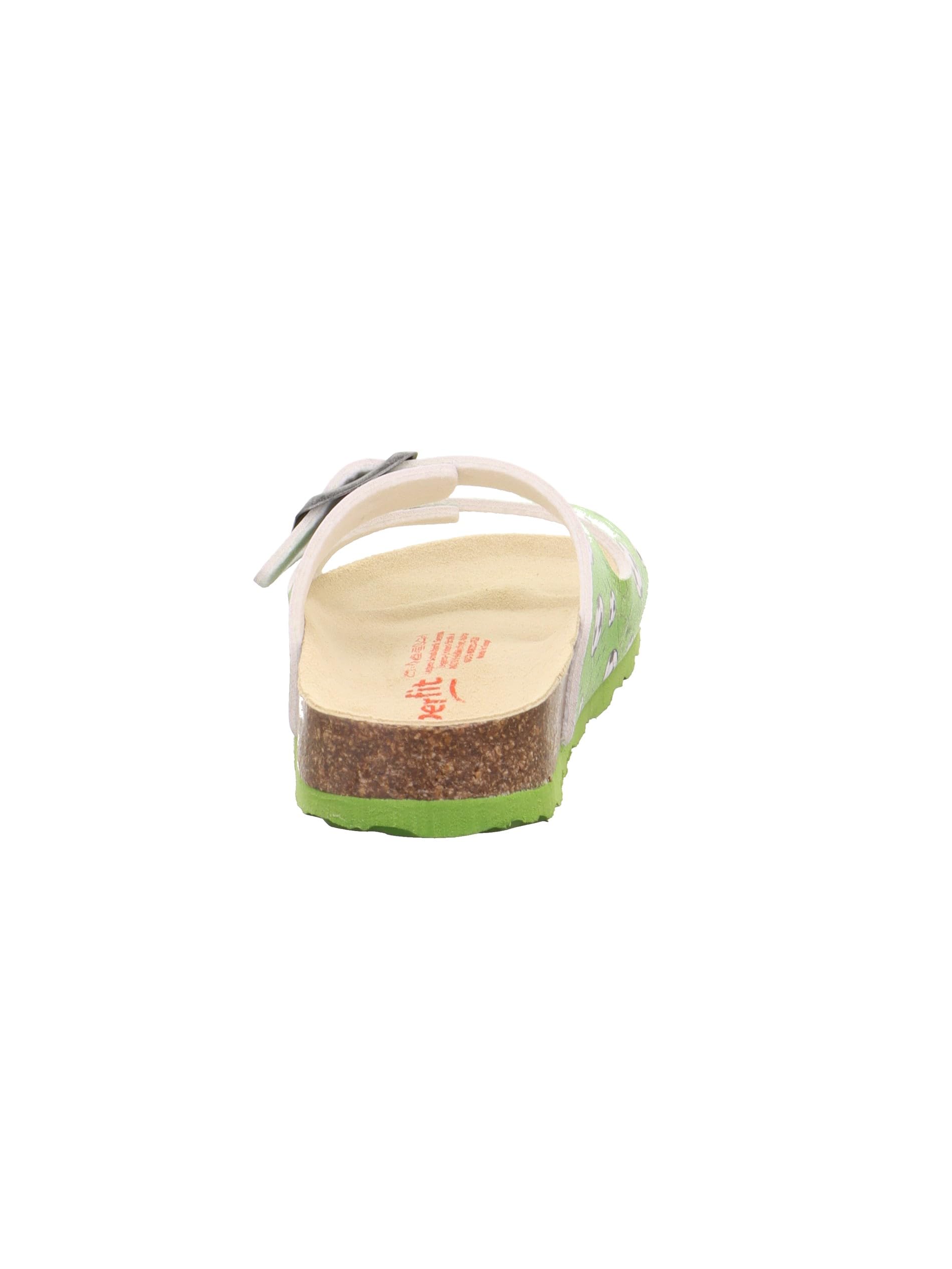 Superfit Jungen Fussbettpantoffel Pantoffeln, Grün Mehrfarbig 7520, 26 EU – Ansicht 3