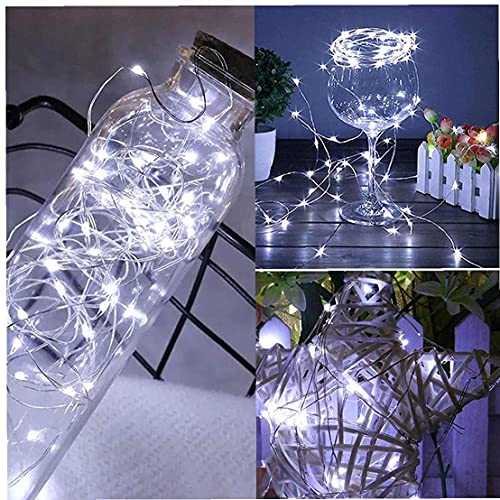 Fairy Light Waterdicht 10m 100 LED Cooper Wire String Lamp (geen batterij) 2 stks wit - Image 6
