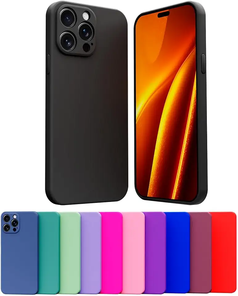 Capa Capinha Case Compatível Apple iPhone 11 PRO MAX Silicone Aveludada Com Proteção De Câmera [NOBRE STORE] (PRETO)