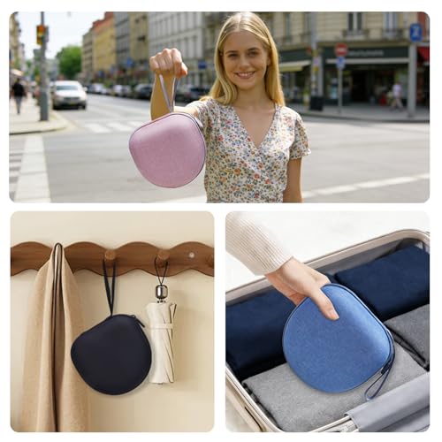 Image of Headphone Case Compatible with Beats Studio Pro /Soundcore Anker Q20i /BERIBES /TOZO /KVIDIO /JBL Noise Cancelling Over-Ear Headphones, Beige