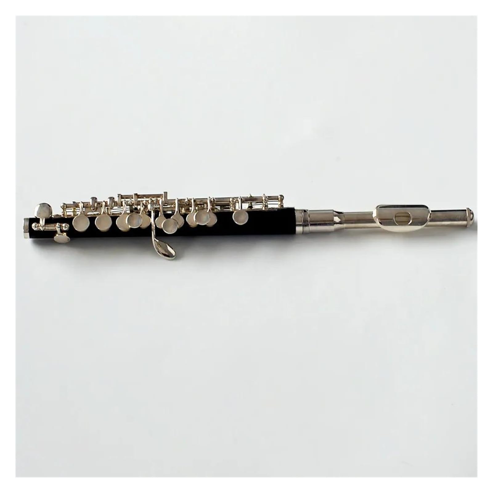 Instrumento Piccolo Niquelado De Baquelita, Flauta De Tamaño Medio, 16 Agujeros, Con Estuche Flauta Travesera Kit