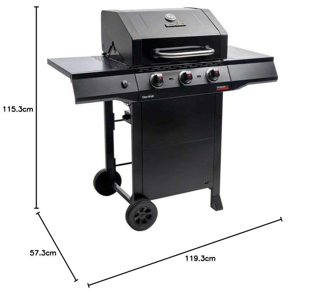Char-Broil PERFORMANCECORE B3 Griglia a gas a 3 fuochi BBQ