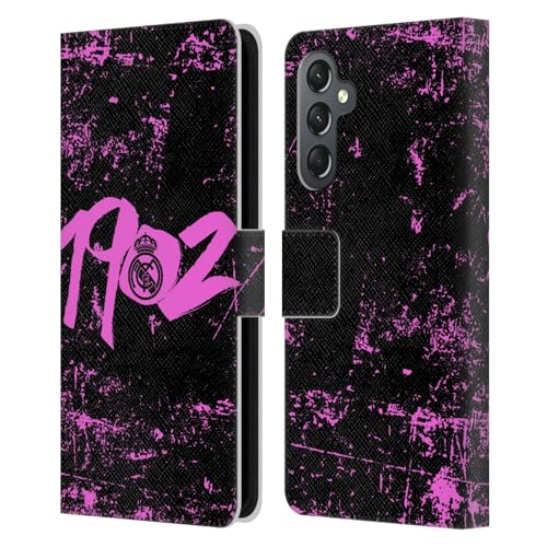 Étui portefeuille cuir Samsung Galaxy A25 5G Real Madrid CF Rose 1902