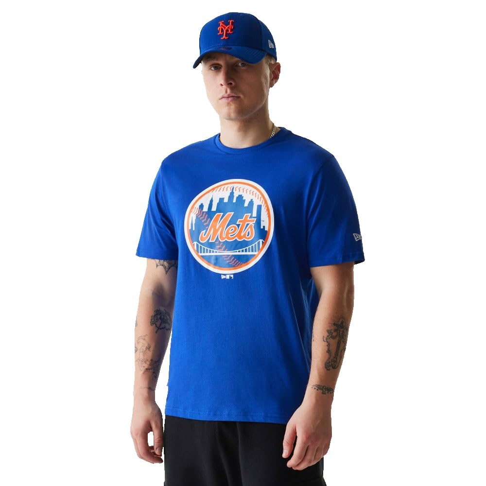 New Era MLB New York Mets T-Shirt Men & Women Medium Blue Size M