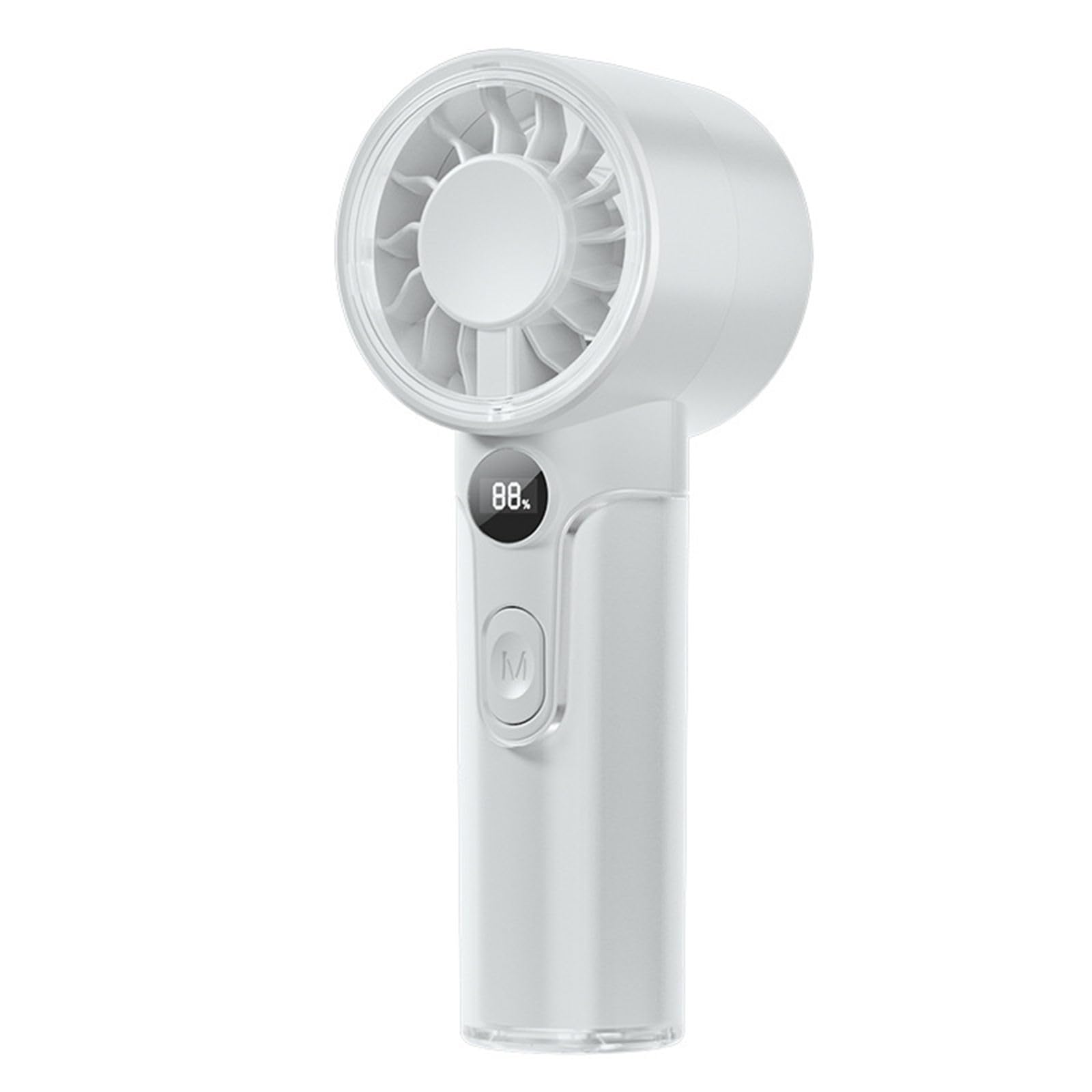 KieTeiiK Portable Handheld Fan 100 Speed Small Cooling Quiet Handheld Fan with Digital Display USB Rechargeable Usb Rechargeable for Outdoor