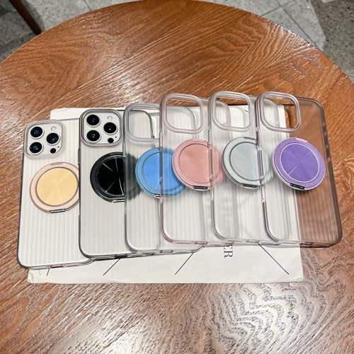 Coque magnétique iPhone 15 Pro Max avec support rotatif 360° antichoc - 7