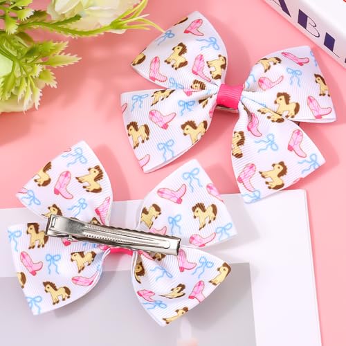 Pinzas para cabello Ahoney Western Cowgirl 3.5 pulgadas miniatura 5