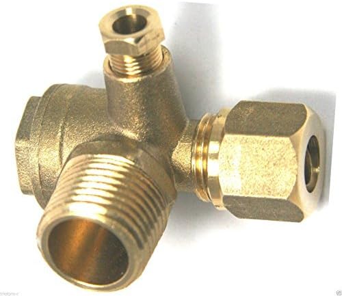 40400 W/CS CHECK VALVE CENTRAL PNEUMATIC 40400 AIR COMPRESSOR BRASS CV