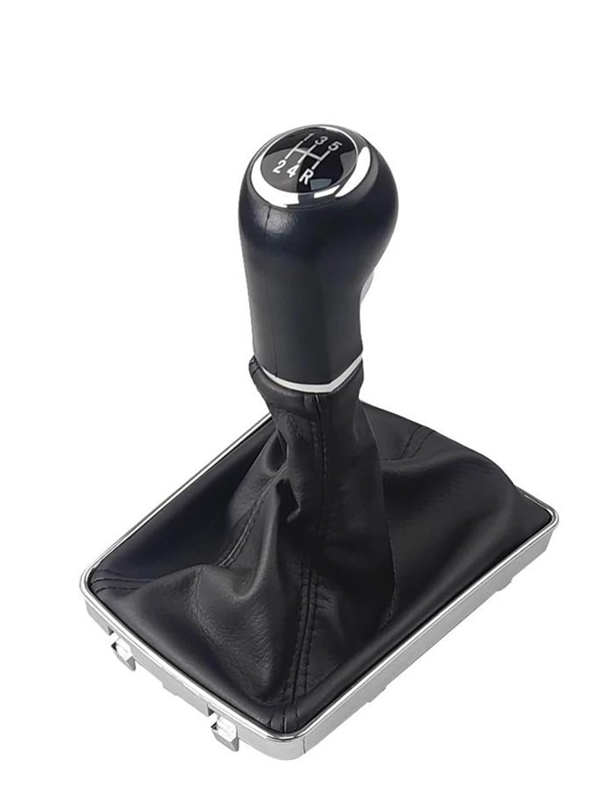 MOCALUX Gear Stick Shift Lever Knob for Opel for Astra III H 1.6 2004-2010 Manual Gear Shifter Stick Knob Lever Boot Modification Parts(A)