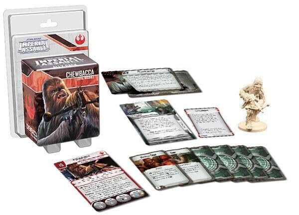 Image of Star Wars Imperial Assault Board Game Chewbacca ALLY PACK - Epic Sci-Fi Miniatures Strategy Game for Kids and Adults, Ages 14+, 1-5 Players, 1-2 Hour Playtime, Made by Fantasy Flight Games