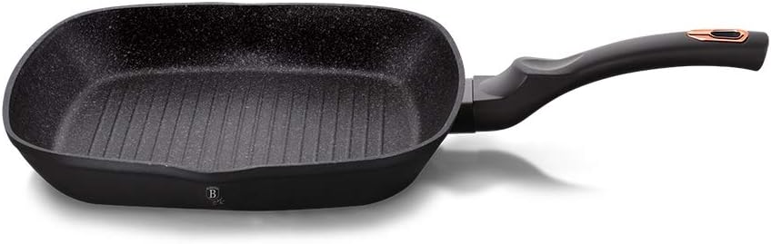 Heavy-Duty Grill Pan with Turbo Induction Base by Berlinger Haus
