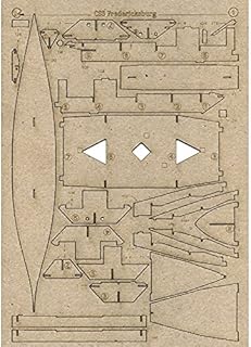 OREL Laser Cutting 324/2 for Fredericksburg, 1/200 Navy Conf. St. America 1864