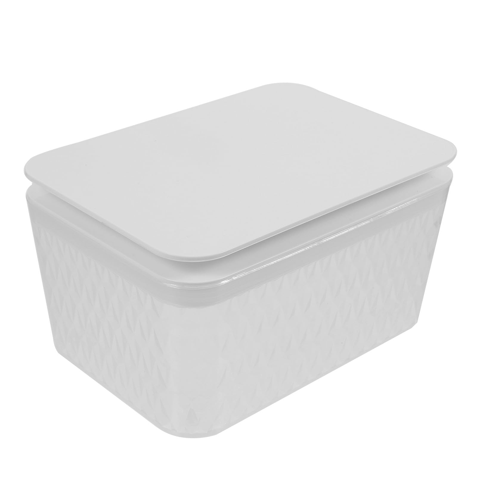 Didiseaon Caja para Toallitas Húmedas de Plástico con Tapa de Color Claro, Dispensador Reutilizable para Almacenamiento en Sala y Escritorio