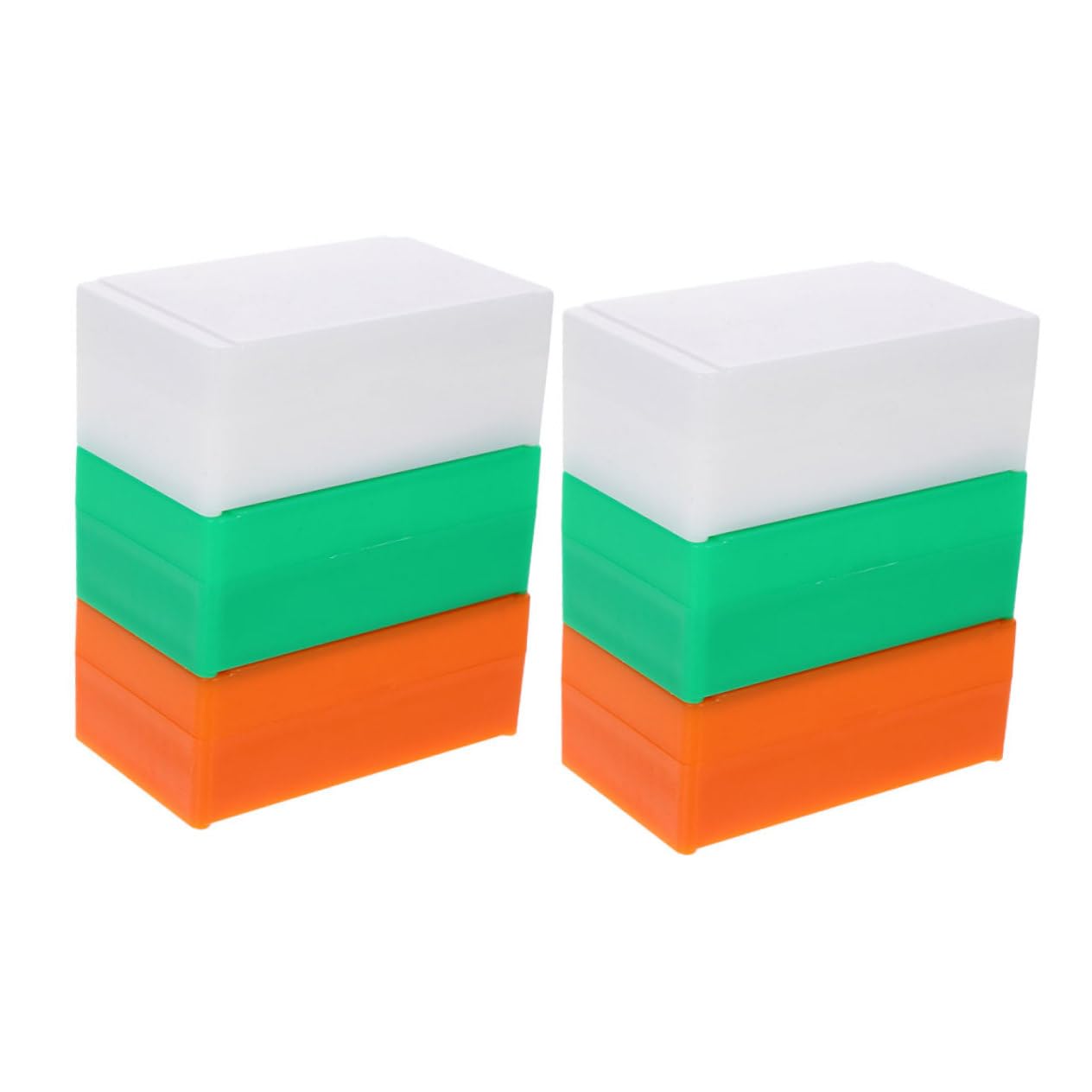 SOLUSTRE 6 Pack Microscope Slide Boxes Plastic Slide Storage Containers for Educational Medical Facilities