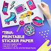 Frisco Craft Premium Printable Vinyl Sticker Paper for Inkjet Printers - Matte, 8.5" x 11" (A4) - Water-Resistant, Durable, Easy-Peel Sheets for Custom Labels, Decals, & Stickers (25 Sheets) #1