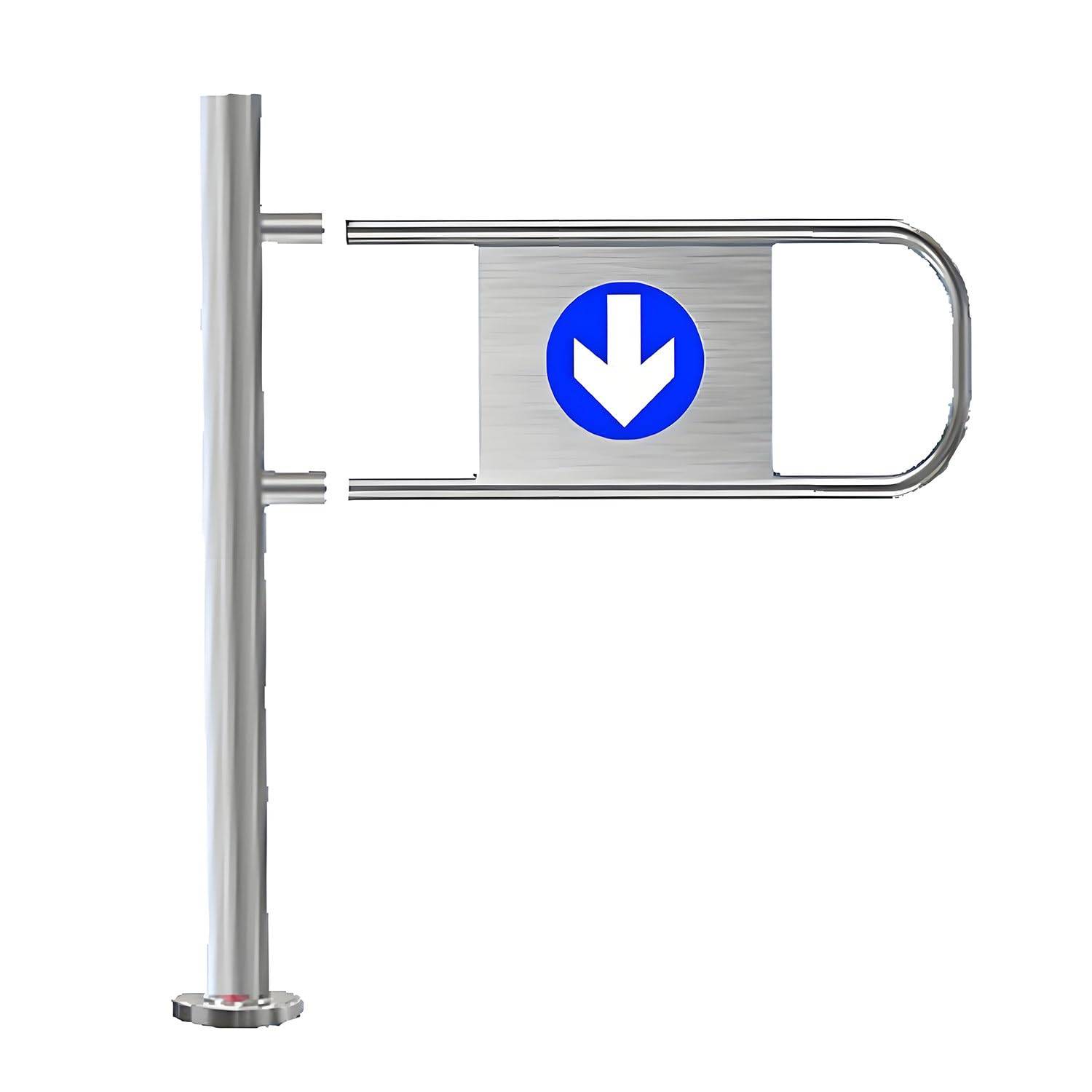 One-Way Spring-Loaded Swing Gate - Automatic Rebound Entrance Gate for Hallway Safety, 1.97x3.18ft Passage Gate, Durable &amp; Secure for Home &amp; Supermarket Use