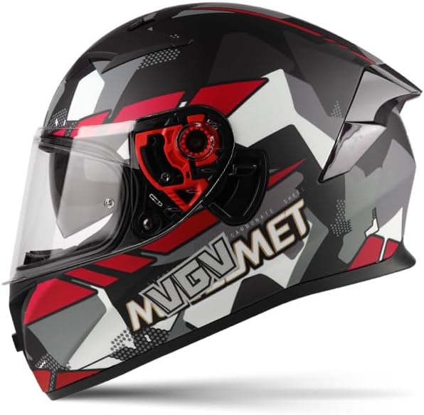 Miniatura 4 de Casco de motocicleta de carreras de motocross, casco de cara completa con visera interna tintada y aprobado por DOT para ciclomotor, ATV, Cruiser