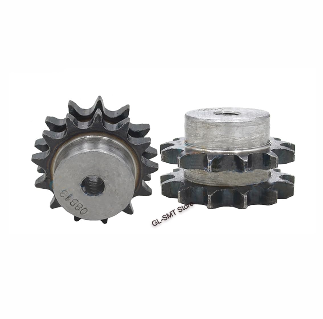 1 Uds 10-25 dientes 45# acero doble fila 08B piñón de transmisión de cadena rodillo de cadena paso de engranaje 12,7mm rueda dentada Industrial(25 Teeth)