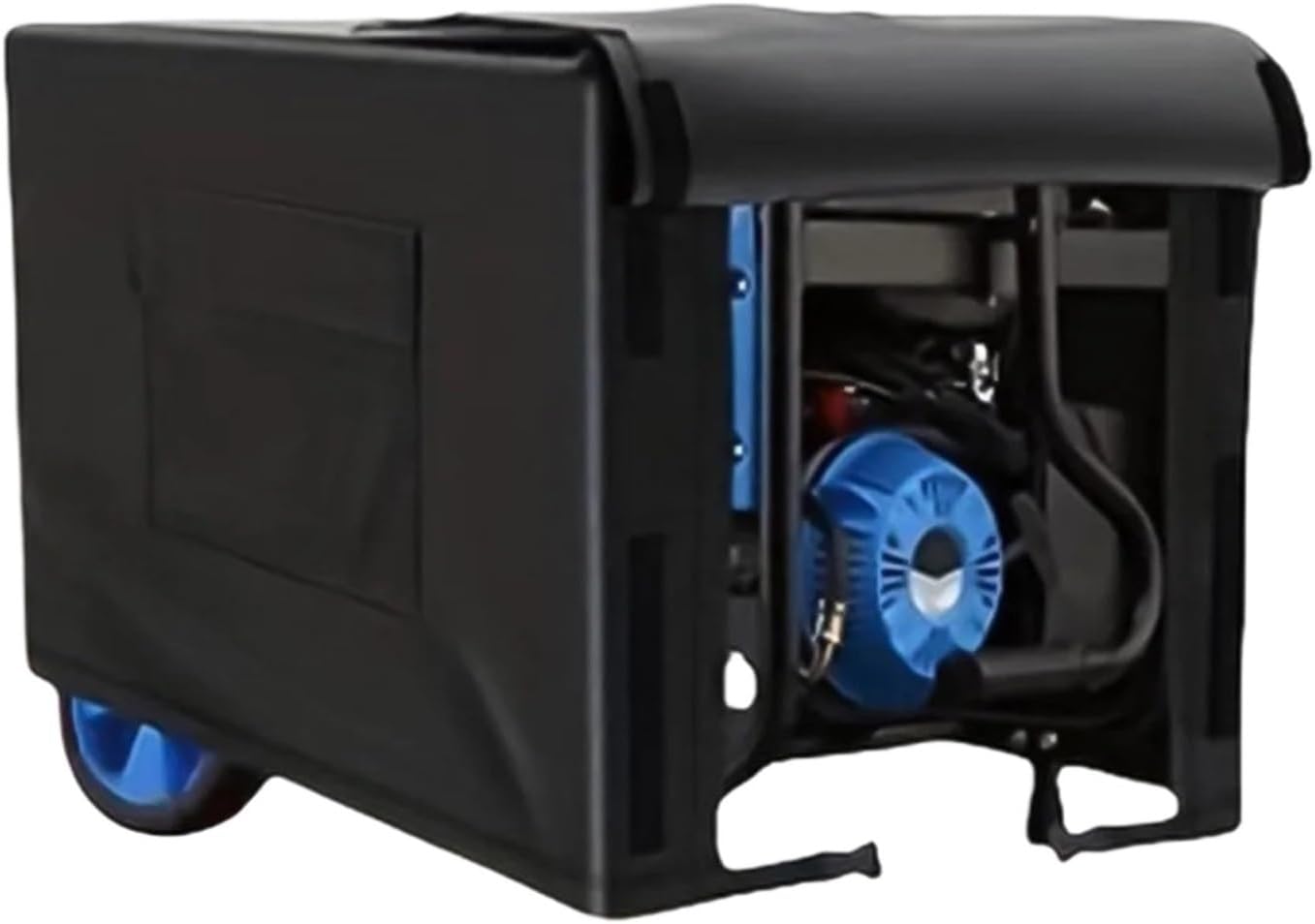 Weather Resistant Cover Portable Generator Outdoor Use Reinforced Handle Design Spacious Pocket For Tools(66x51x51cm)