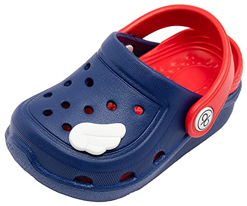 dripdrop Girls Comfort Clogs Kids Slip On Garden Shoes Boys Lightweight Beach Pool Slide Sandals Shower Slipper (Toddler/Little Kids)