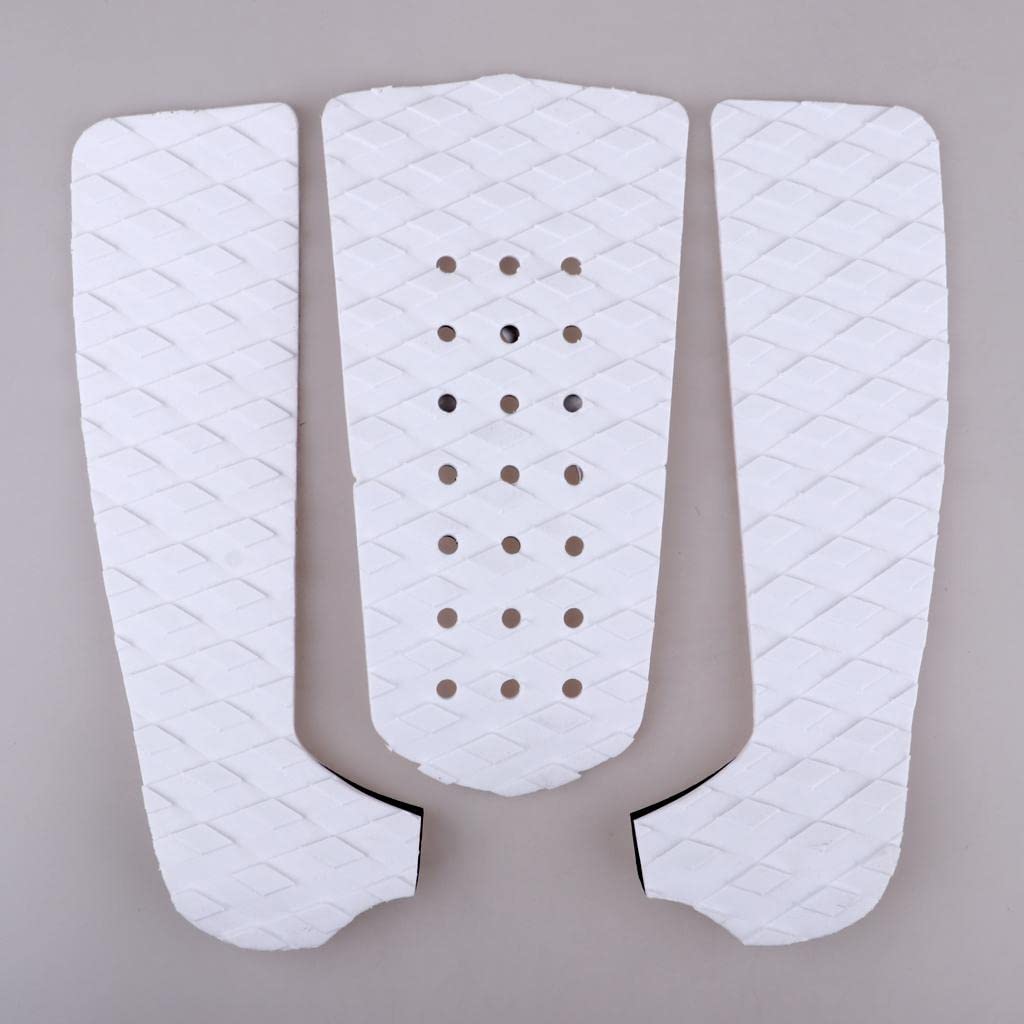 rockible 5X 3 Uds Antideslizante Tabla de Surf Tracción Cola Mat Cubierta Grip Stomp Pad Paddleboard Grip