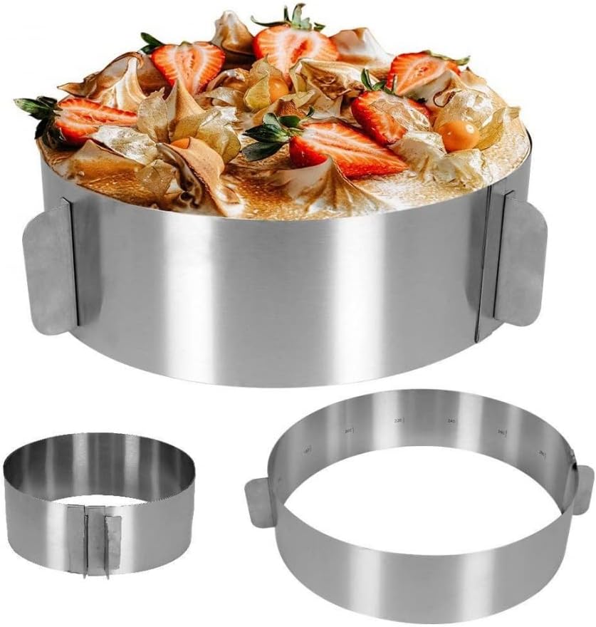 La Cucina Stainless Steel Cake Mould Extendable