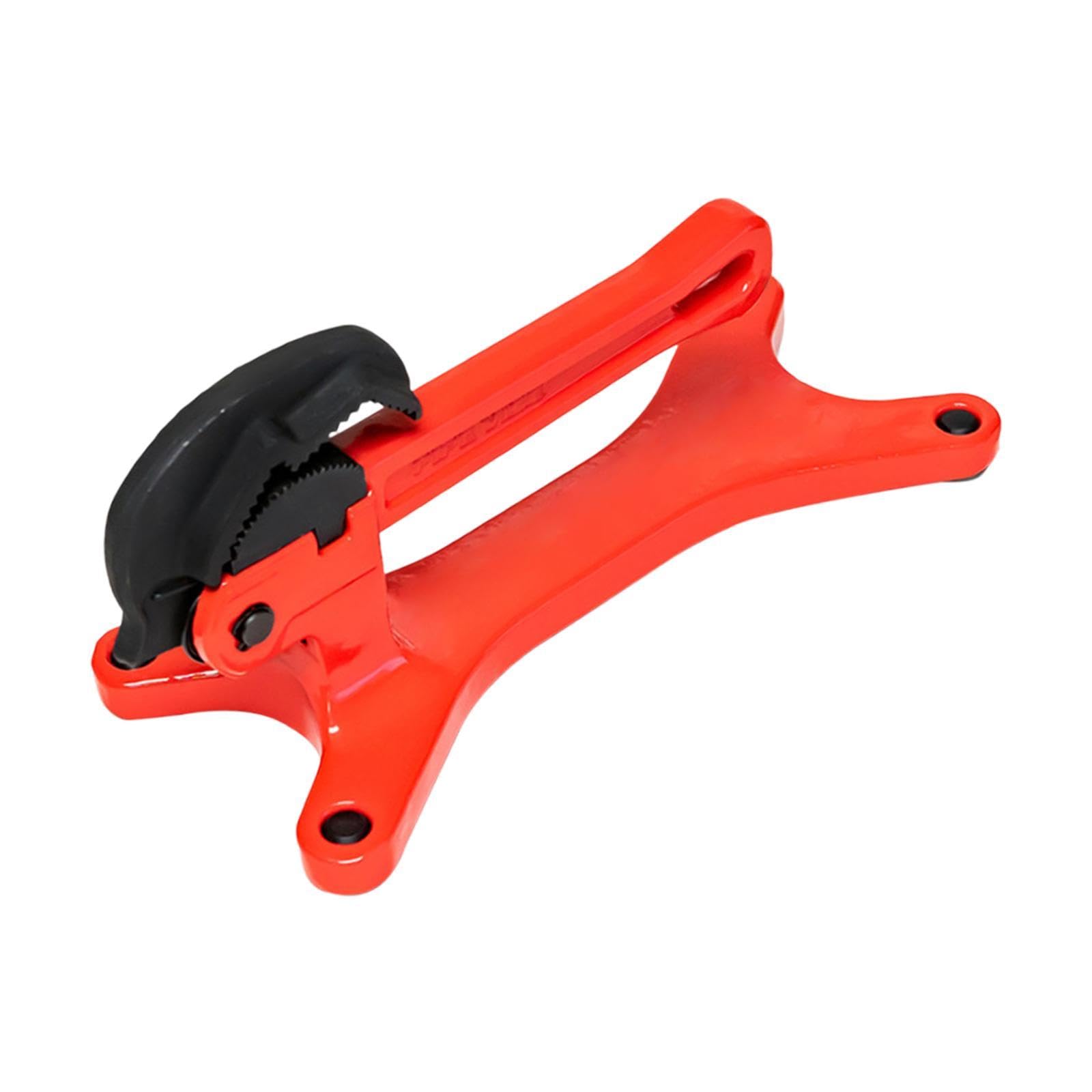 TLDONCXH Aluminum Pipe Vise for 1/8" to 1-1/2" Pipes, Lightweight Self-Locking Handheld Pipe Clamp for Plumbing Installation and Repair