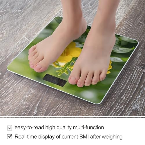 Báscula Digital de Baño Amarilla Body Weight Scale miniatura 5