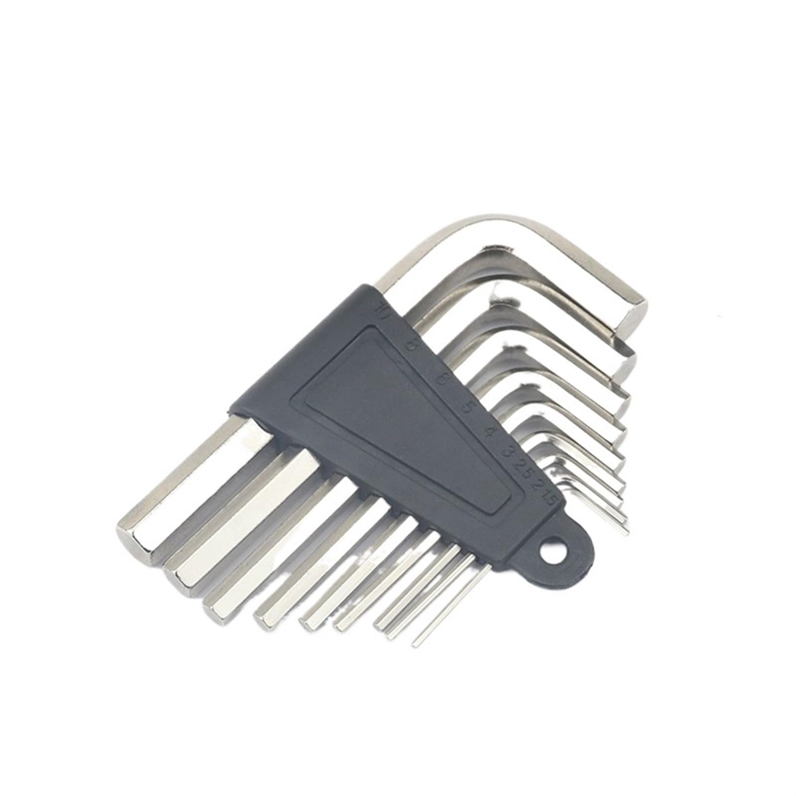IMGASDCSD Allen Wrench, L-Shaped Allen Key Hex Wrench Set Flat Ball Torx Star Heads Double-End(Flat Head 9pcs M)