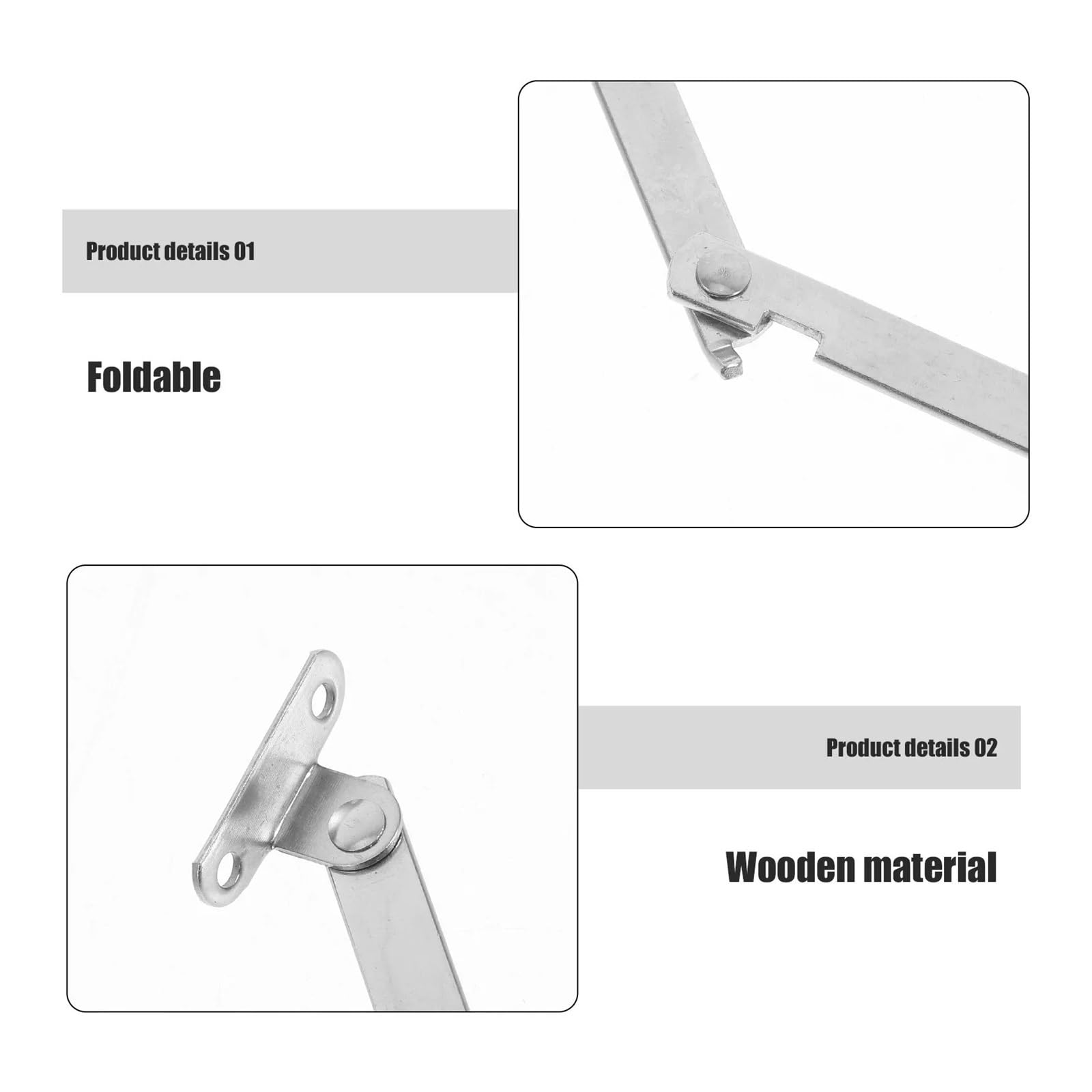 Bisagras de puerta con rodamiento de bolas de alta Bisagra Desplegable Plegable De 4 Piezas, Resistente, Ajustable