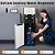 Bottom Loading Water Dispenser with Heating & Cooling - 110V Instant Hot/Cold Water for 3 or 5 Gallon Bottles, Energy-Efficient, Child Safety Lock & Anti-Scalding Design(Stainless) in Gold.
