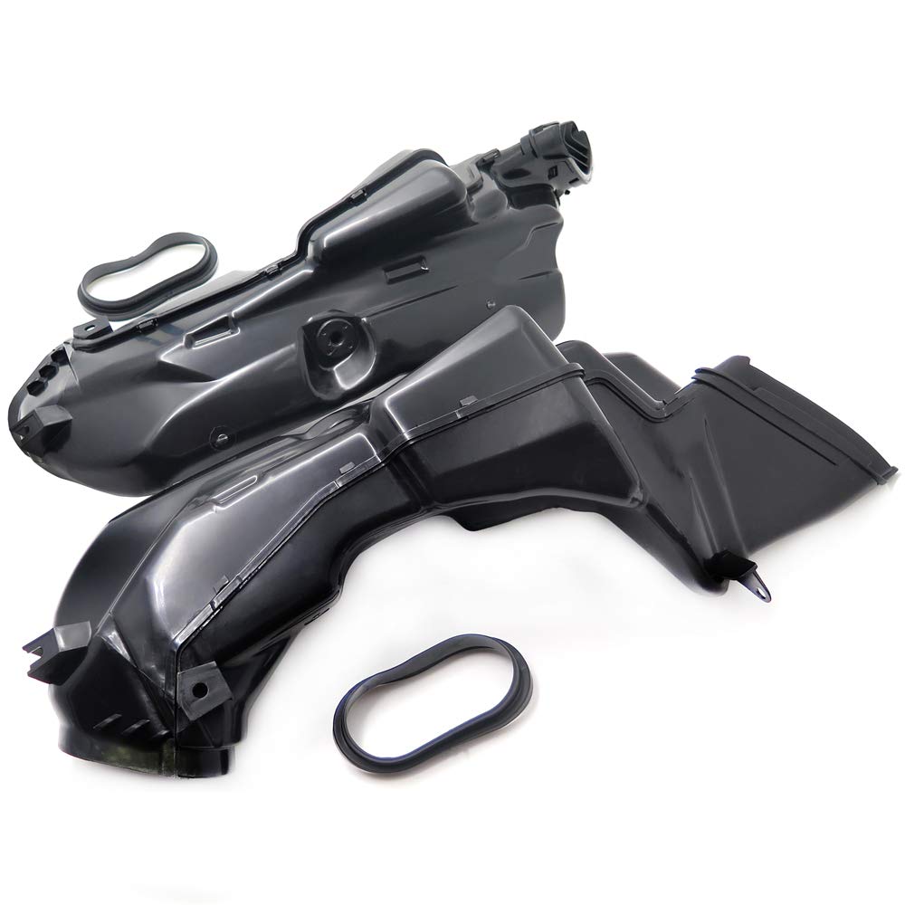 Tubo di aspirazione dell'aria in plastica ABS compatibile con Suzuki GSXR600 GSX-R 750 2008-2010 nero