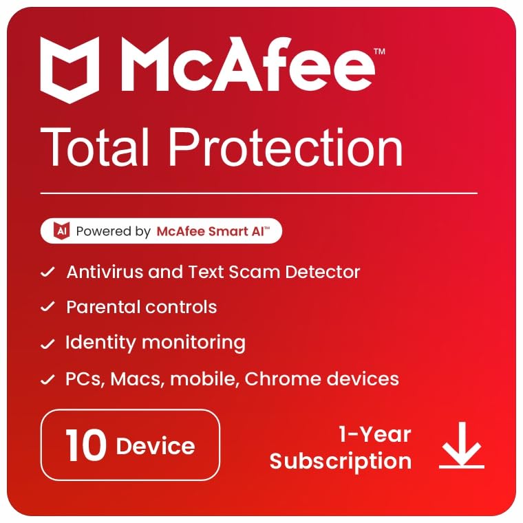 McAfee Total Protection 2024 | 10 Device, 1 Year | Antivirus Internet Security Software | Password Manager & Dark Web Monitoring Included | PC/Mac/Android/iOS | Instant Delivery-image-21