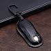 Produktbild 3 Tasten Smart Remote Fob Protector Cover Leder Auto Schlüsseletui, für Porsche Cayenne 911 996 Panamera Macan Boxster 986 987 981   Schwarz