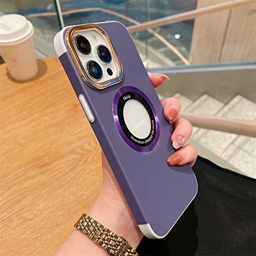 Pare-chocs hybride pour iPhone 12 coque antichoc PC transparente mate magnétique