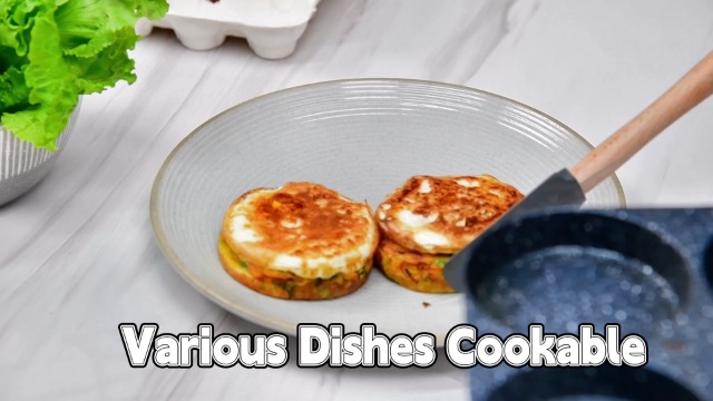 Amazon.com: 4-Cup Egg Pan Nonstick for Breakfast Brunch, Pancake
